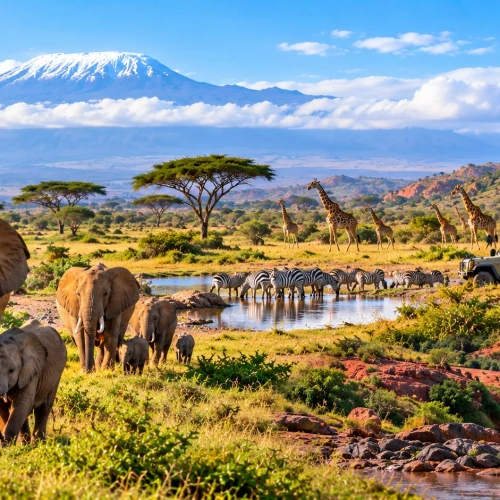 Amboseli, Tsavo West & Tsavo East