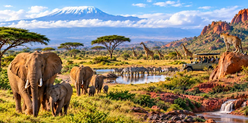 Amboseli, Tsavo West & Tsavo East